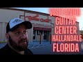 Visitando el guitar center de hallandale  florida