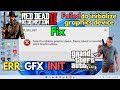 Failed to initialize graphics device GTA5 RDR2