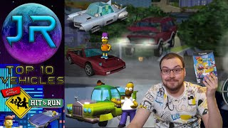 Which Car Is Built For Me? | My Top 10 Favorite Vehicles In The Simpsons: Hit & Run