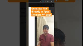 Salesforce Springs 26 Release | Generate PDF directly in Apex without Visual Force
