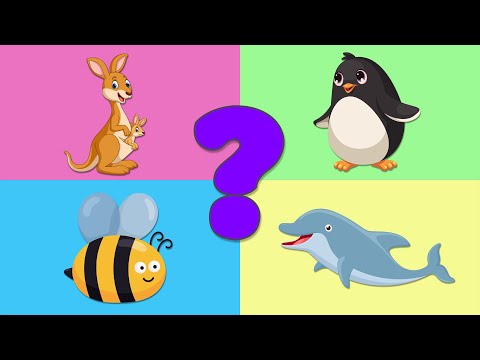 Викторина - 2 Развивающие мультики про животных для детей
