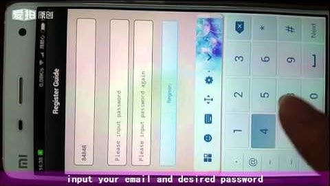 The wifi setting  Sricam SP009 mini IPCam  on APP APCam