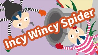 incy wincy spider cartoon puff nursery rhyme songs