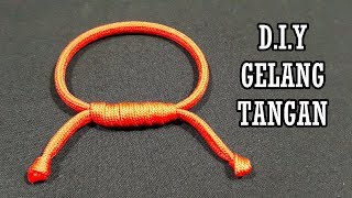 Cara Membuat Gelang Tangan Simpul dari Tali Sepatu