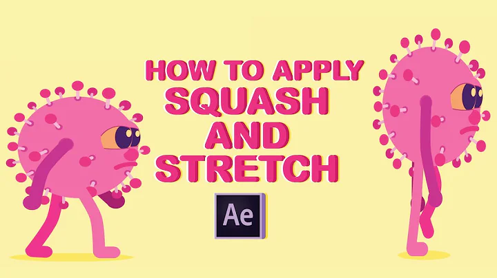 Learn how to apply squash and stretch in your animation | After Effects Tutorial