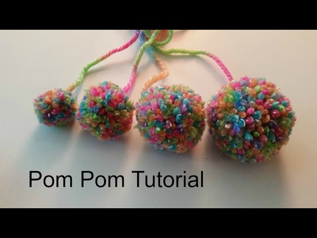 How to make Easy DIY Pom Poms for Hats 