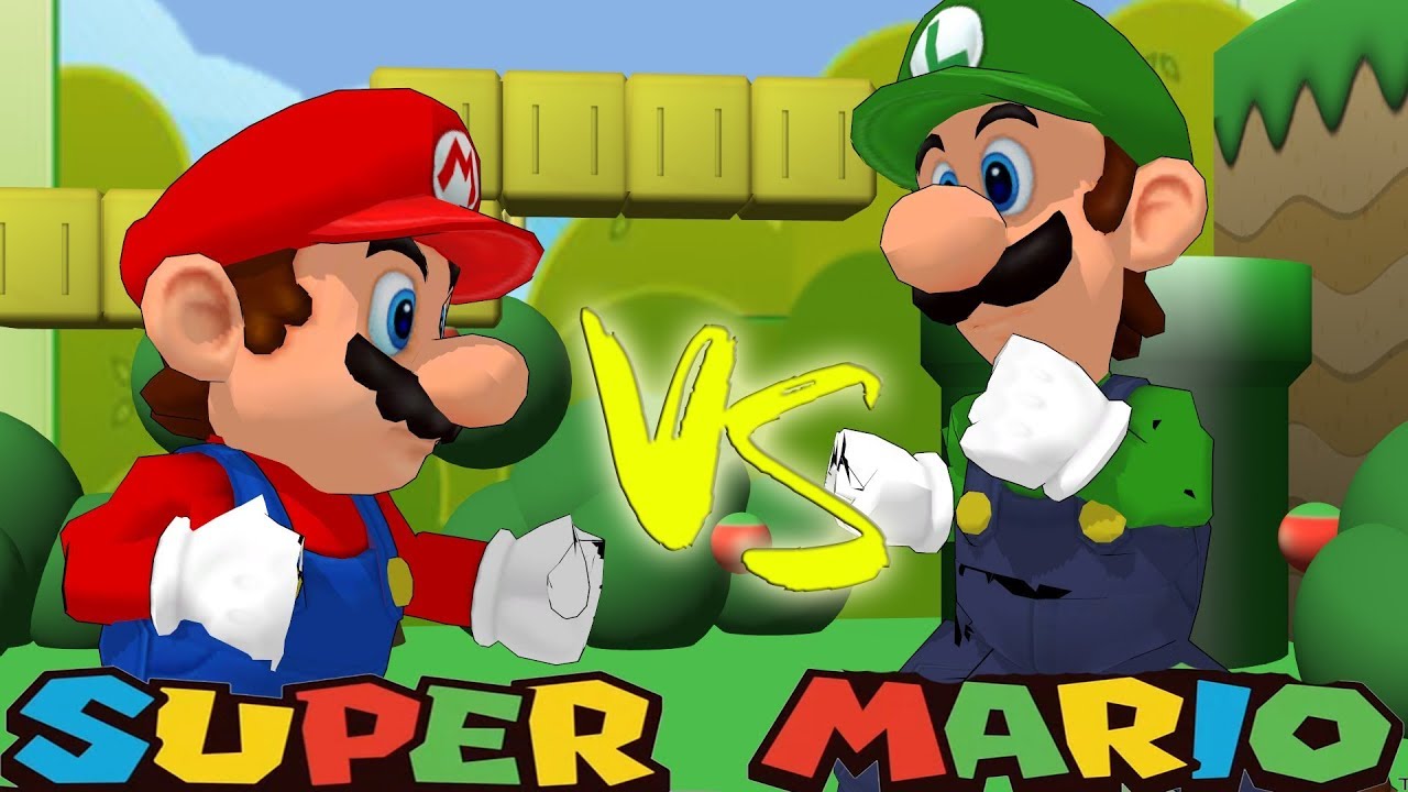 SUPER MARIO VS LUIGI MARIO WORLD BATTLE - YouTube