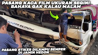 TAMBAH HEDON‼️ Permintaan Subscriber Pasang Kaca Film Truk Kiki Core