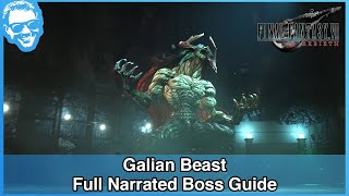 galian beast - full narrated boss guide - final fantasy vii rebirth [4k hdr]