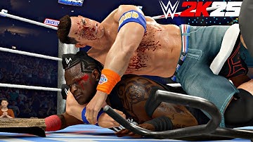 WWE 2K25  John Cena Vs. R Truth Extreme Rules  Match PS5™ {4K60} FPS