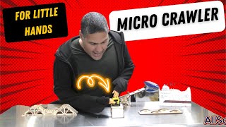 Little hands make everything seem BIGGER micro crawler. #viral #viralvideo #trending