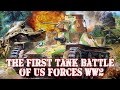 ww2  tank battles First US vs Japan Tank Battle of WWII. M3 Stuarts vs Type 95 Light Tanks