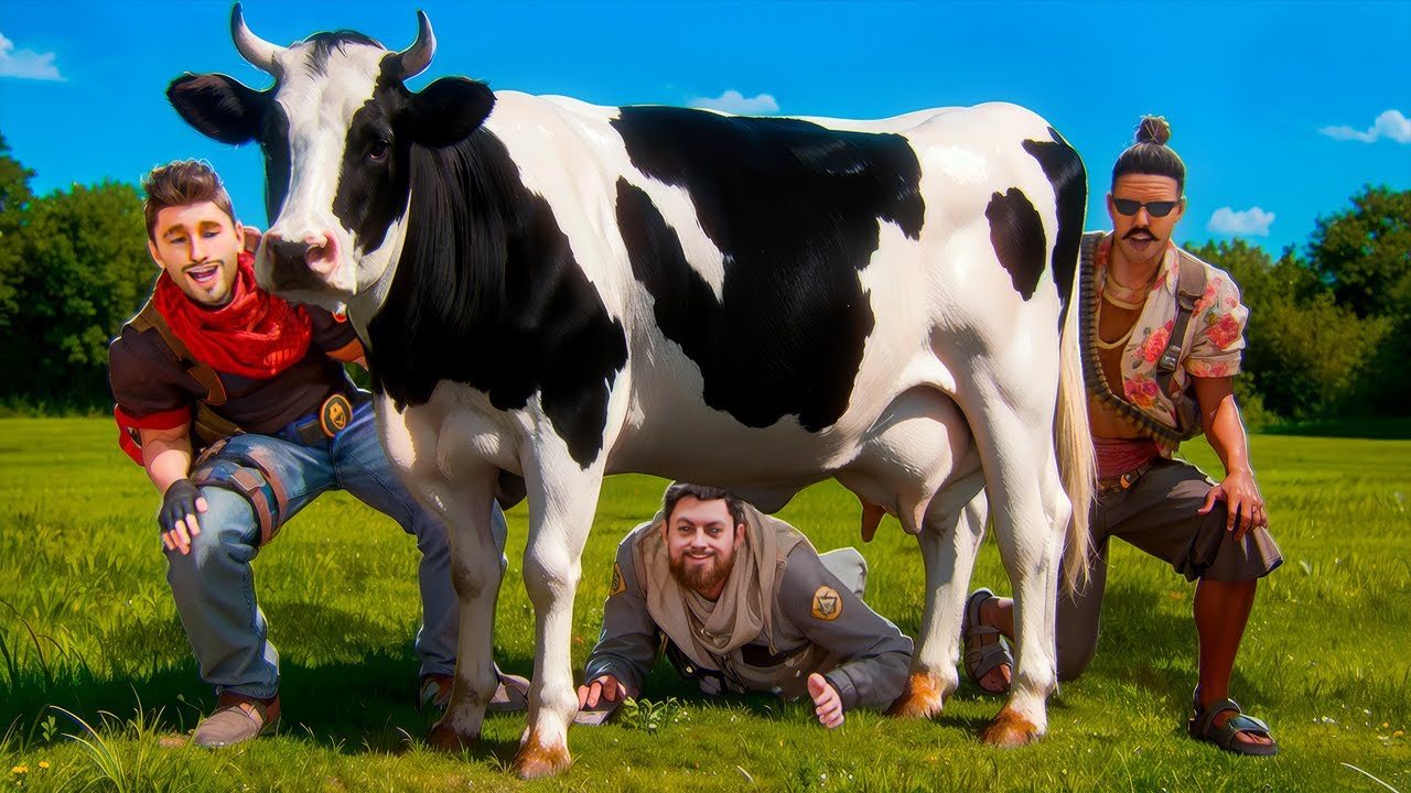 HIDE AND SEEK, ALE CHOWAMY SIĘ ZA KROWĄ XD