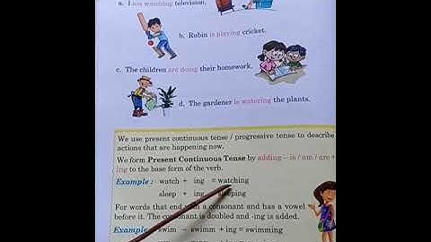 English Grammar/ Class-2/Chapter-12 TENSES - explanation of page-62