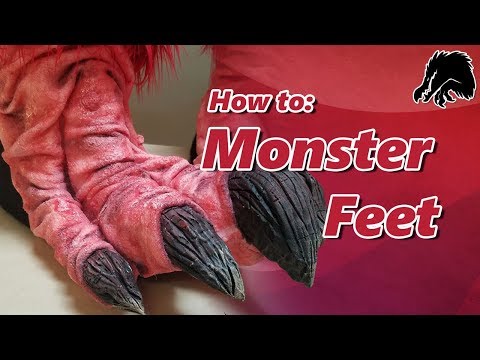 Making Bird Monster Feet: Arakkoa cosplay