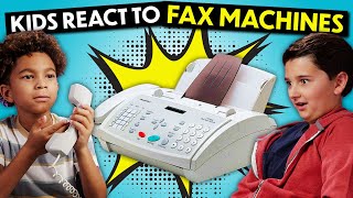Kids React To Fax Machines