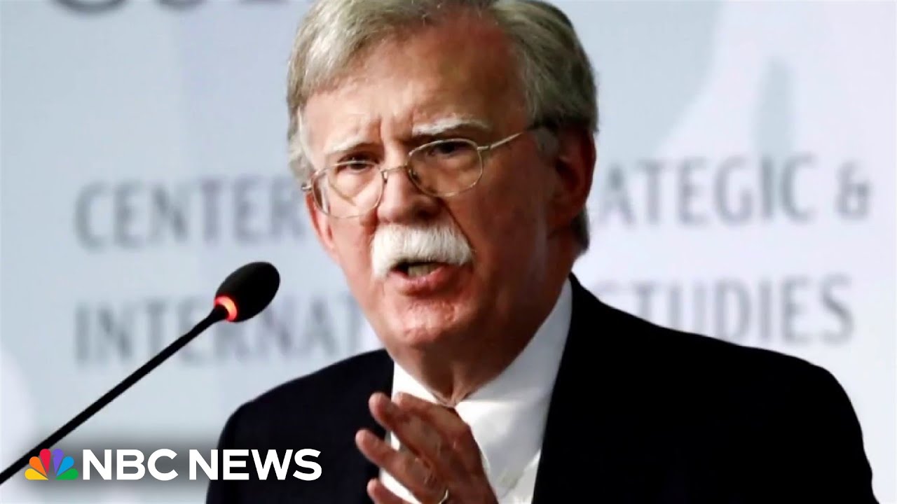 Breaking down indictment of former Trump national security advisor John Bolton Breaking down indictment of former Trump national security advisor John Bolton