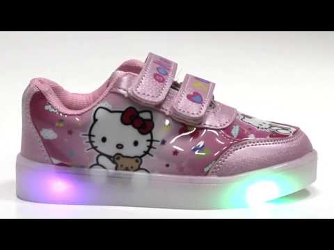 138-3-Кроссовки мигающие,иск.к/текстиль, р.26-31,цвет розовый,10 пар в коробе