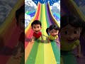 🌈 Happy Rainbow Ride | Magical Kids Song | Colorful Fun Rhymes 🎶 #kidsrhymes #funnycartoon
