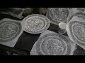 Transfer Printing Demonstration at Spode - Blue & White Transferware