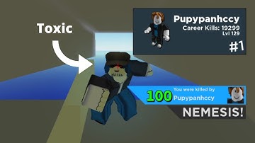The Most Toxic High Level Hacker In Arsenal (Roblox Arsenal)