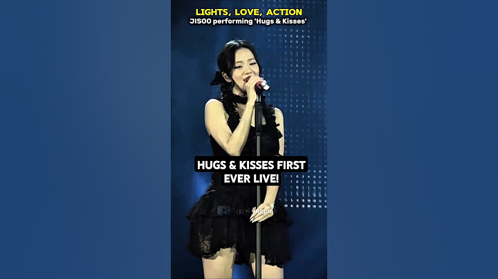 JISOO performed 'Hugs & Kisses' live at 'Lights, Love, Action' tour in Manila🖤🔥#vocals #performance
