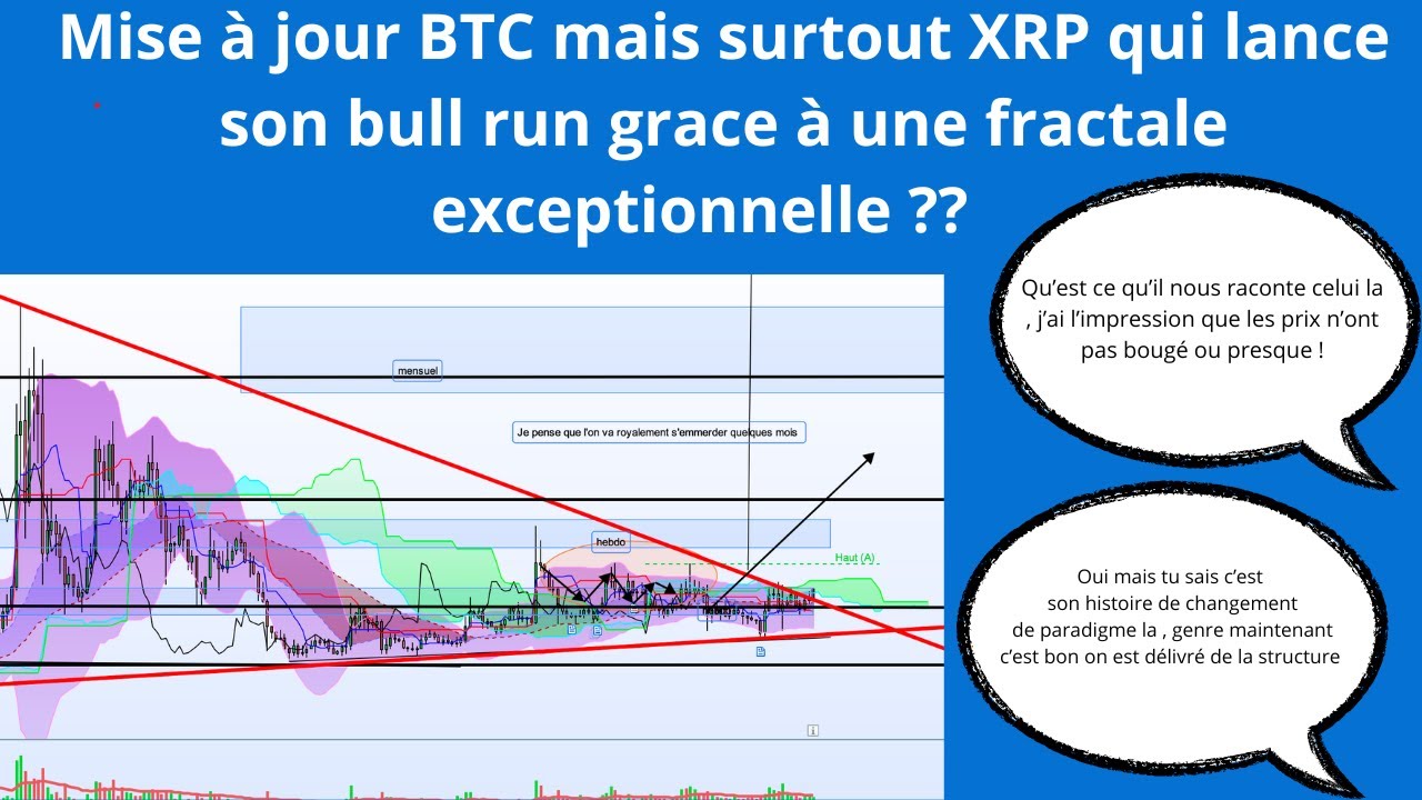Top départ de bull run pour XRP grace à une sublime fractale ?? Mise à jour  BTC
