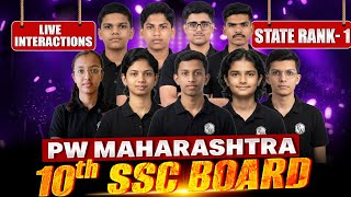 🎯 LIVE Session with 10th SSC State Topper Rank 1 | Maharashtra Board
