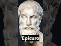 Epicuro y el miedo a la M #filosofia #epicuro #hedonismo #filosofo