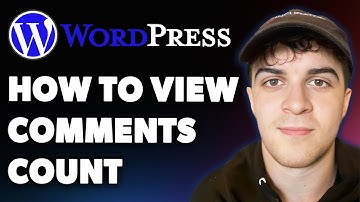 How to View Comments Count in Wordpress (Full 2025 Guide)
