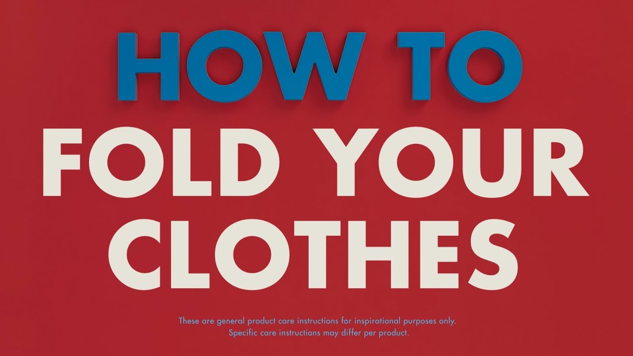 How to Fold Your Clothes | TOMMY HILFIGER - YouTube