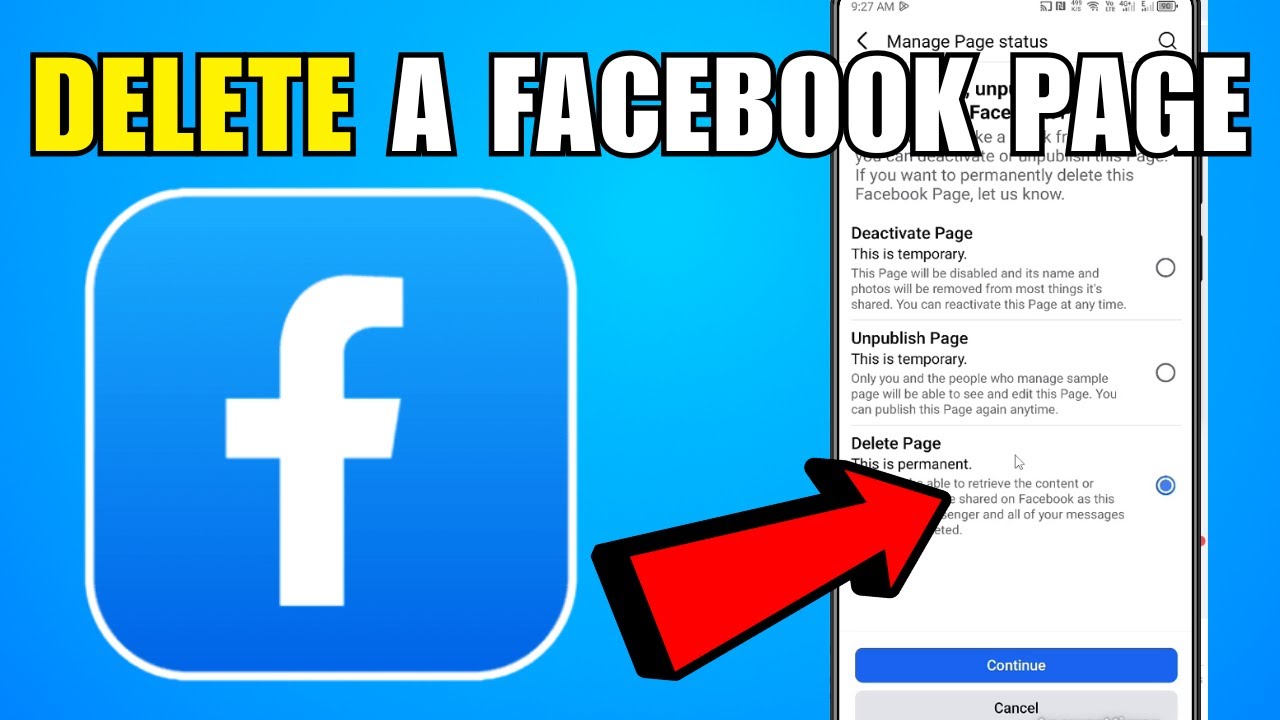 How To Delete A Facebook Page (2026) (Complete Guide) - YouTube