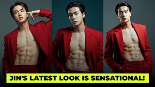 Jin BTS Unleashes Full Red Gucci Look in PublicโThe Most Daring Visual Ever?!