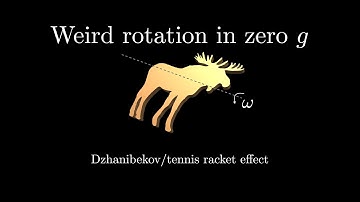 Extruded bronze moose demonstrates the Dzhanibekov effect