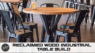 Check it out! In this video I build 5 Reclaimed Wood Industrial tables for a local brewery in Pittsburgh, PA Full Write up Here http://