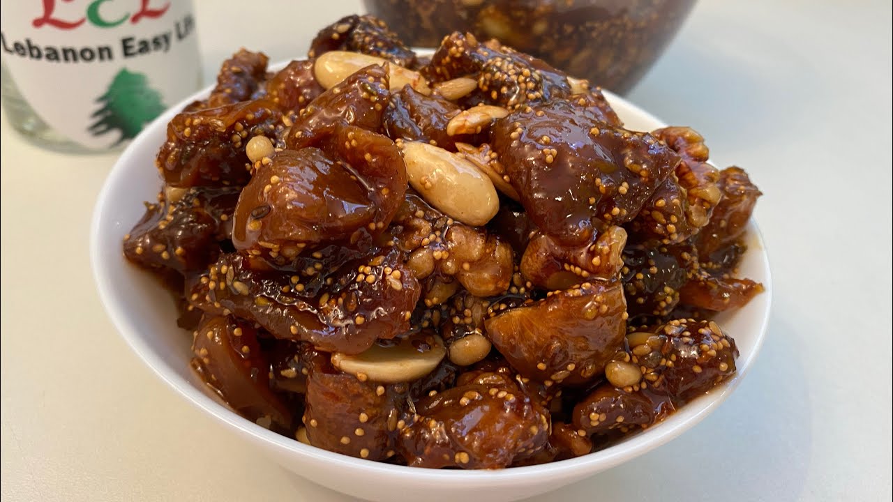 مربى التين المجفف على الطريقة اللبنانية