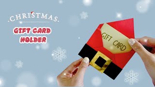 Origami Gift Card Holder for Christmas / Christmas Paper Crafts