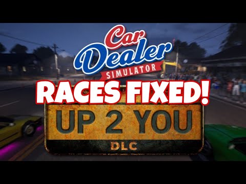RACES HAVE BEEN FIXED! | New Car Dealer Simulator Up 2 You DLC Patch Update PS5