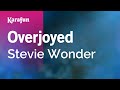 Karaoke Overjoyed - Stevie Wonder *