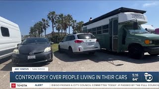 Controversy over people living in their cars