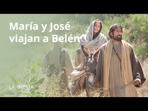 María y José suben hasta Belén