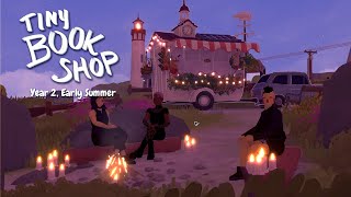 Tiny Bookshop (Year 2, early Summer) | relaxing playthrough for sleep/study ~ No Commentary