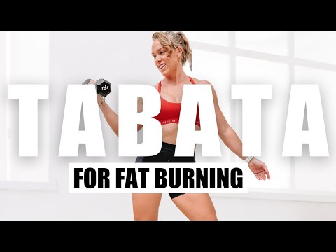 40 MIN TABATA FAT BURNING WORKOUT | Light Weights + Core Circuit — Penny Barnshaw - Garage Fitness Girl