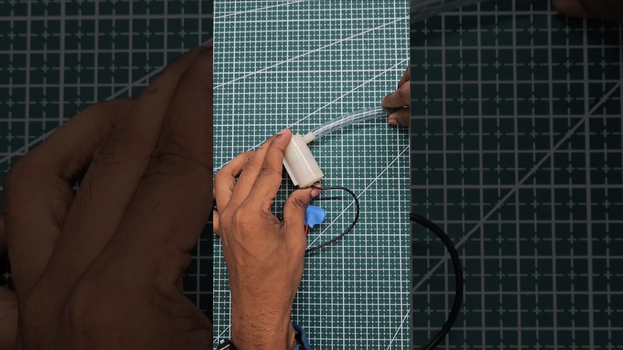 Making Mini irrigation /using dc pump 