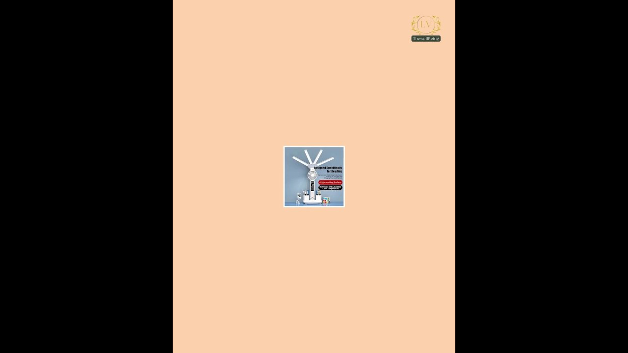 3 in 1 Multifunction LED Desk Lamp with Smart Digital Display and Wireless Charging