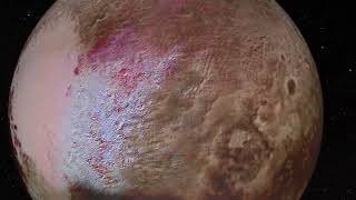 Бесплатный Видео Футаж   Планета Плутон в Космосе 4К
