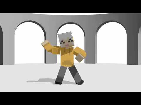 マイクラのキャラに「バットアップル」躍らせてみた