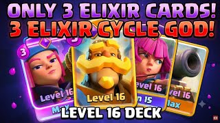 The 3 ELIXIR GOD DECK! How Is This Even Legal?! 🔥