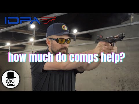 Compensators on Pistols - how much do they work?  IDPA Carry optics study