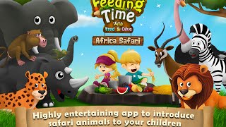 Feeding Time Safari "Educational Pretend Play" Android Apps Game Video screenshot 2